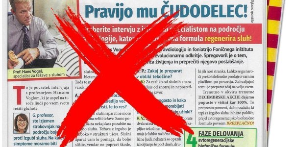Bolniki, pa ne le starejši, pogosto nasedajo lažnim navedbam o »čudodelnih« izdelkih, ki da so »povsem varni, absolutno učinkoviti in tako rekoč brezplačni«. Kdo in kdaj bo naredil konec učbeniškim primerom zavajajočih oglasov?
