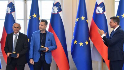 Jabolko navdiha za Uroša Golobiča Ahčana in Vojka Didanoviča
