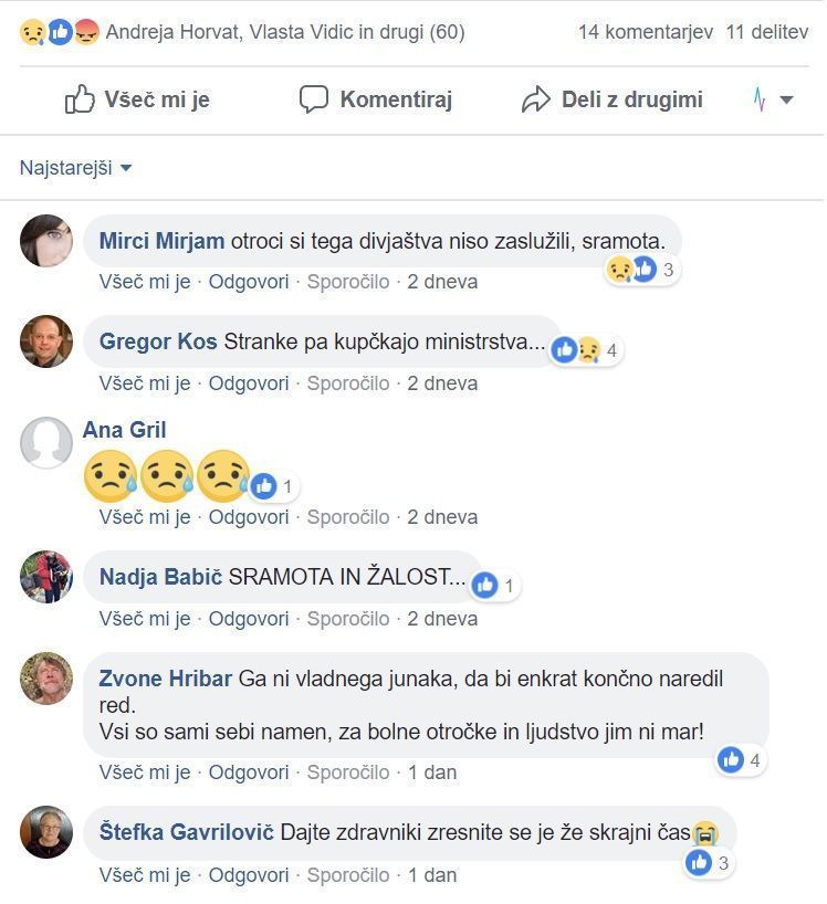 facebook komentarji