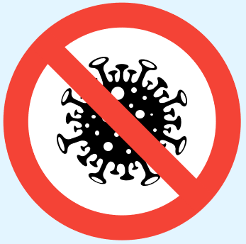 prečrtan virus