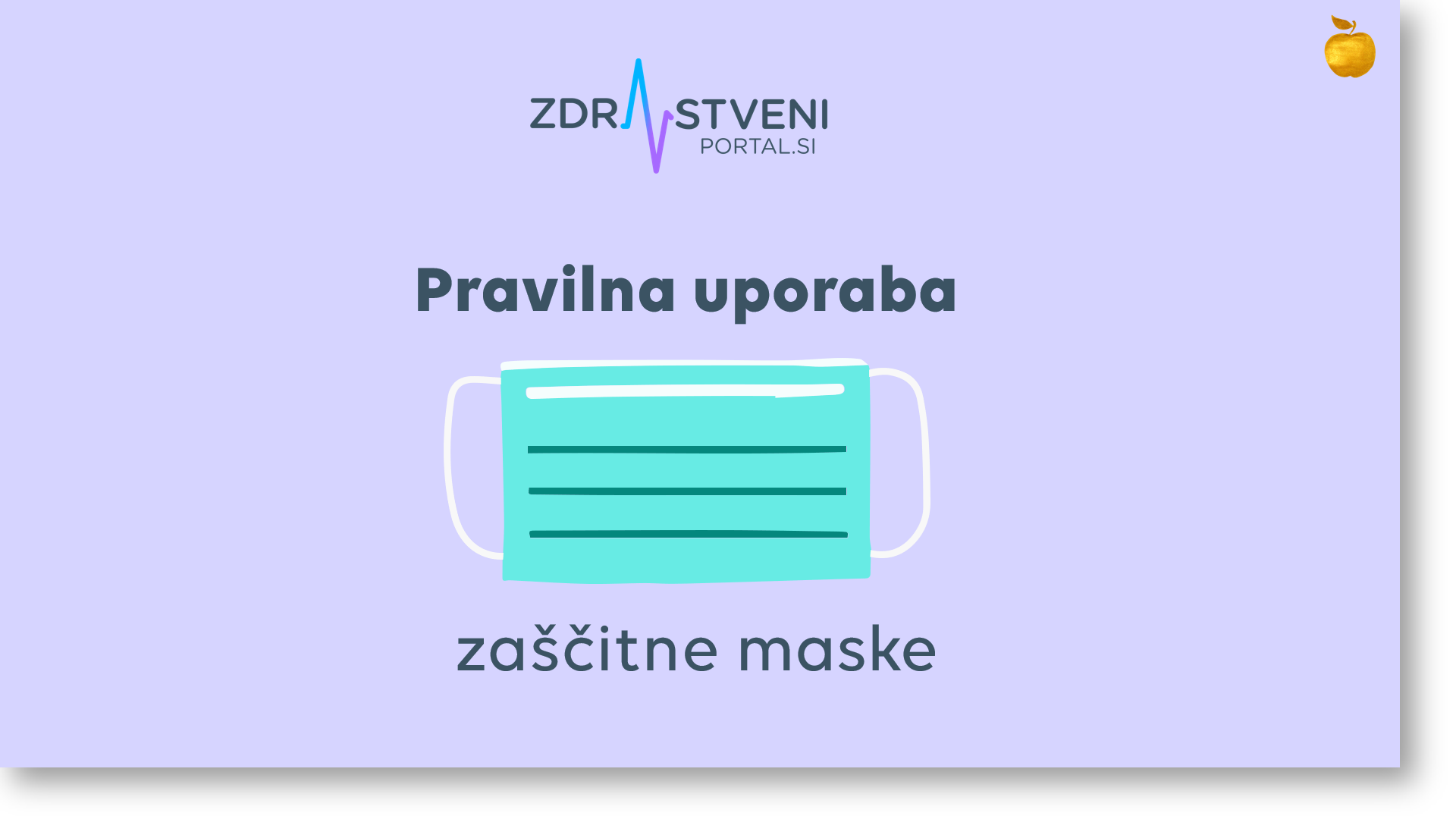 Pravilna uporaba zaščitne maske