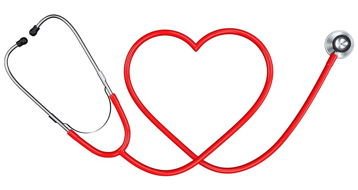 stetoskop v obliki srca