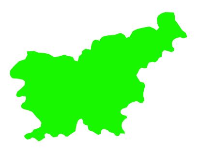 zemljevid slovenije