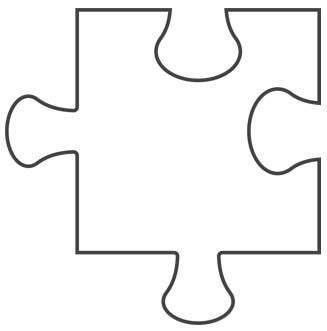 prazen puzzle kot simbol za možganko kap