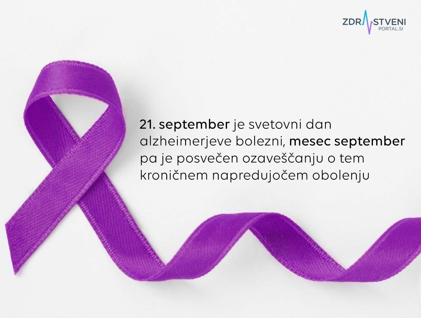 mesec ozaveščanja o alzheimerjevi bolezni