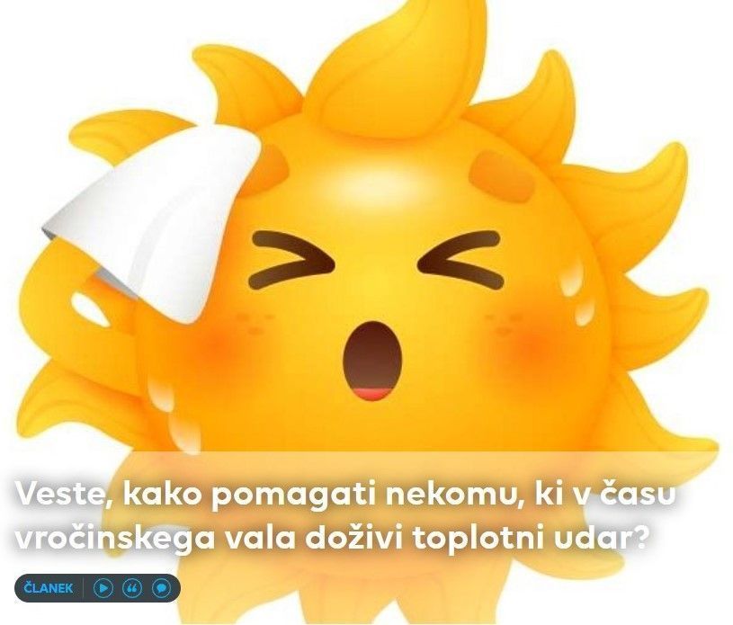 članek Toplotni udar